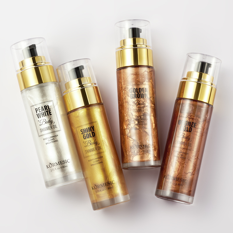Factory Price Radiant Glow Body Shimmer Oil and Bronzer Spray