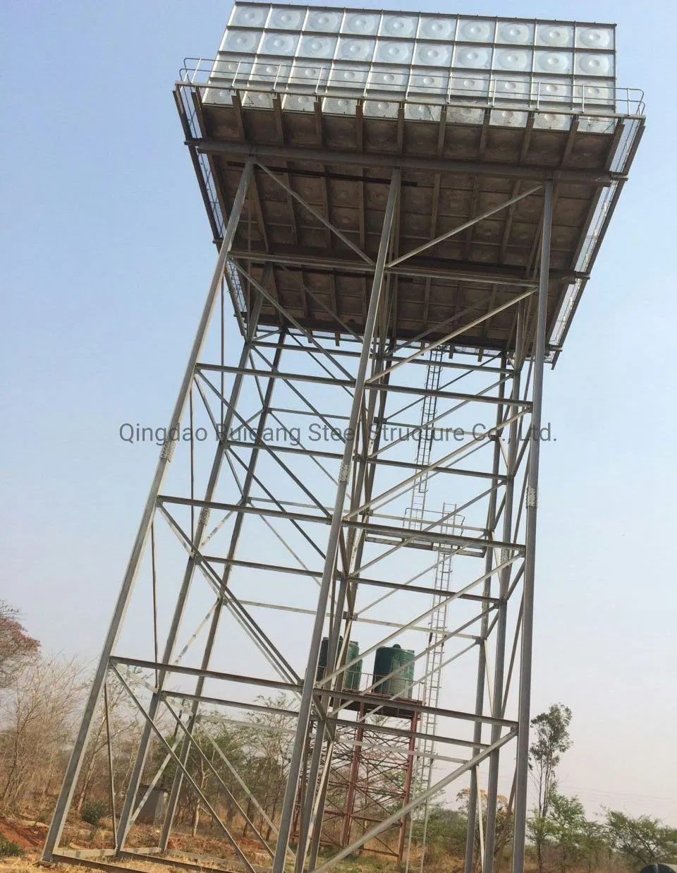 Steel Structure Tank Tower Water Storage Tank for Sale in Kenya