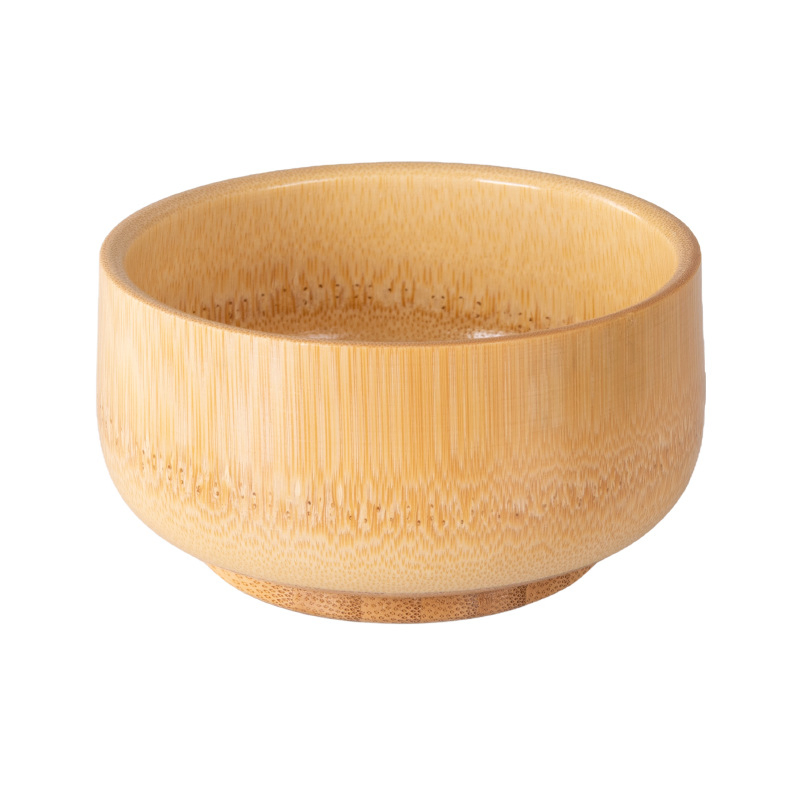 Spill-Proof and Heat-Insulating Bamboo Bowl