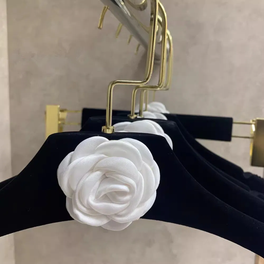 Вешалка для одежды Velvet Flocking с логотипом