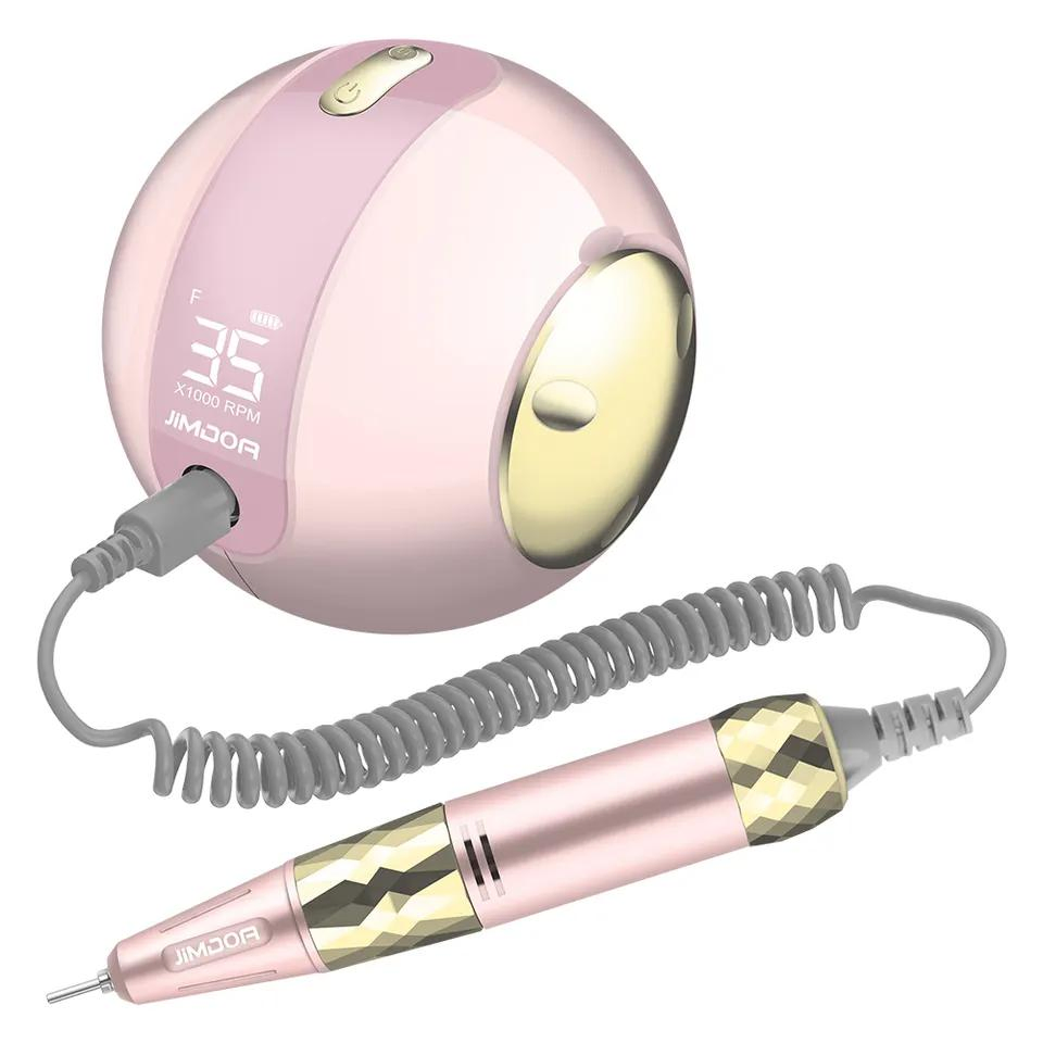 Portable 35000rpm Electric Nail File Machine with Storage Container