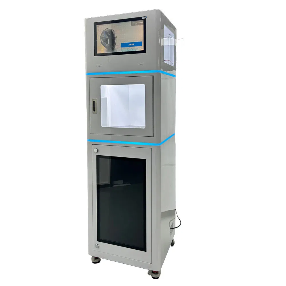 Upus Factory Custom 27 Advertising Screen Motorcycle Helmet Cleaning Machine Helmet Cleaning Vendo Machine