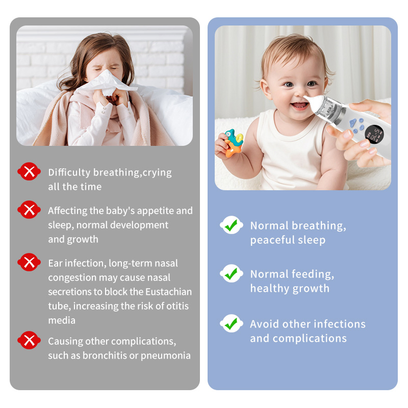 Wholesale Baby Electric Nasal Aspirator Waterproof Nose Aspirator