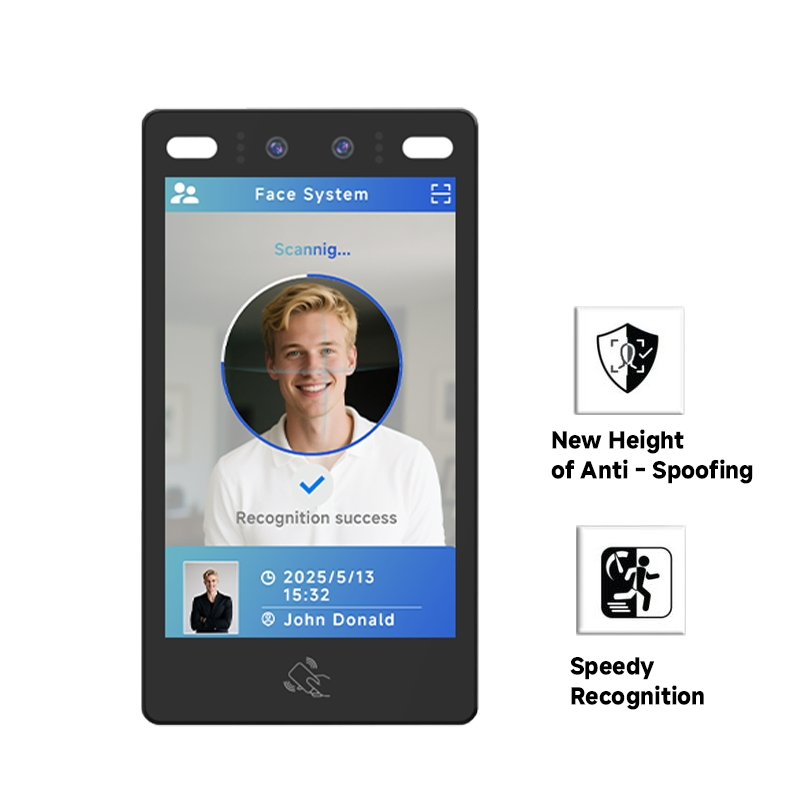 Suntek Wall Trunstile Mount Access Control 2MP Face Recognition System with Multiple Authentication Methods