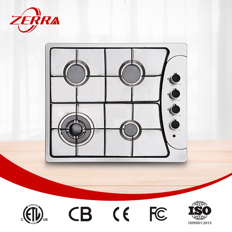 Stainless Steel Panel Polished Finish Home Gas Gas Hob (JZS54022B)