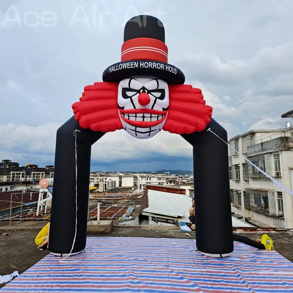 Inflatable Halloween Clown Arch LED Light Party Supplies Events Decoration