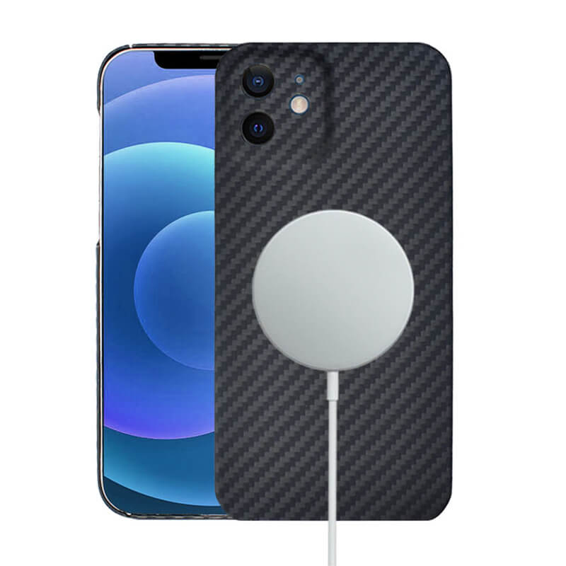 Stylish Magnetic Aramid Fiber Phone Case for iPhone 12 Lightweigt Magsafe iPhone Case