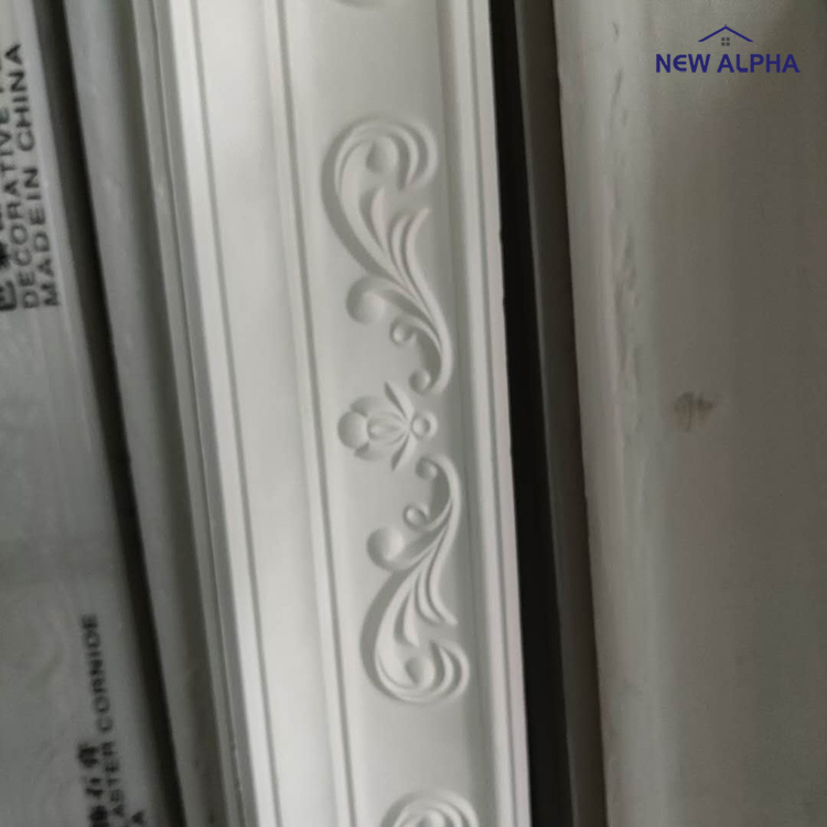 Widely Used White Waterproof Easy Install Baseboard Decorative Line