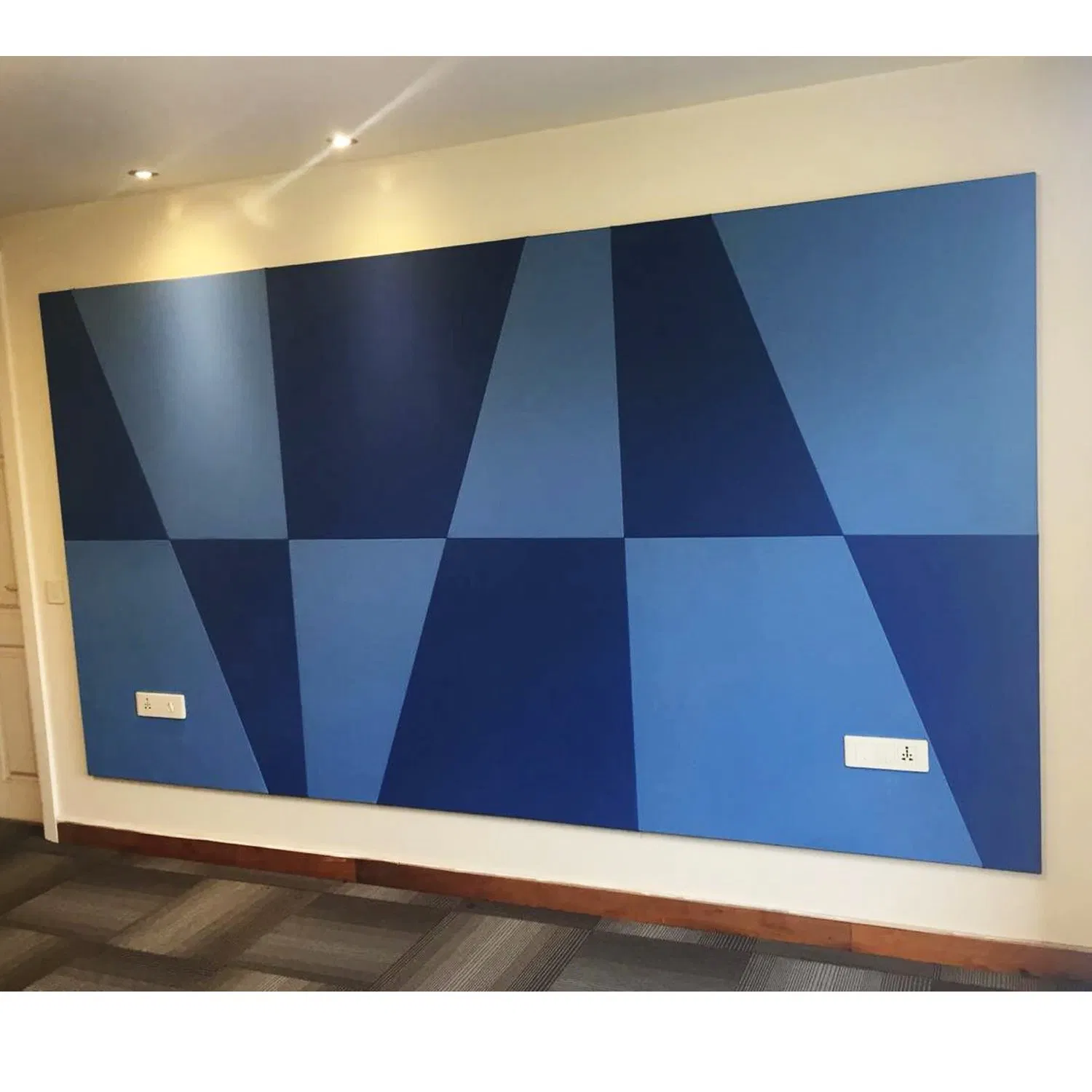 9mm/12mm Eco High Density Polyester Fiber Acoustic Panel Pet Felt Sound Absorbing Ceiling Acoustic Panels