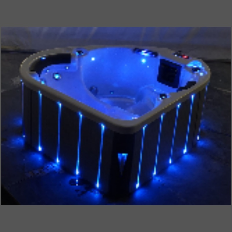 Акриловая угловая СПА ванна для двоих