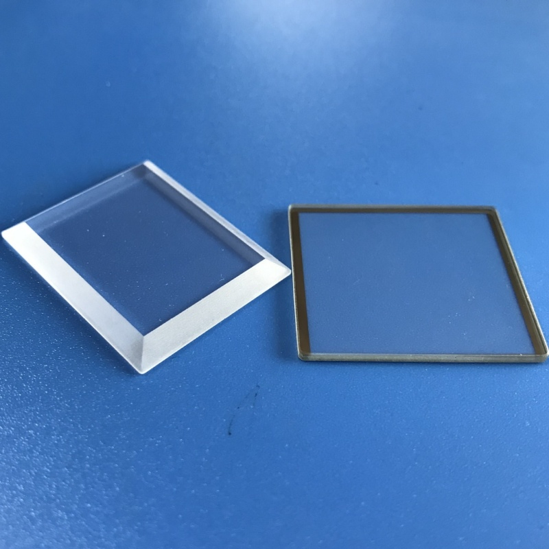 Custom Tempered Borosilicate & Quartz Glass Sheets/Square Plates Drilling, Edge Grinding & Chamfering Glass Disc