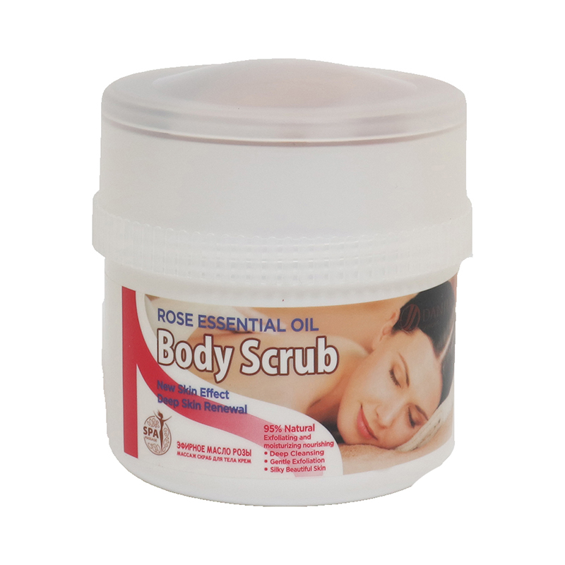 Rose Essential Oil Exfoliating Body Scrub
