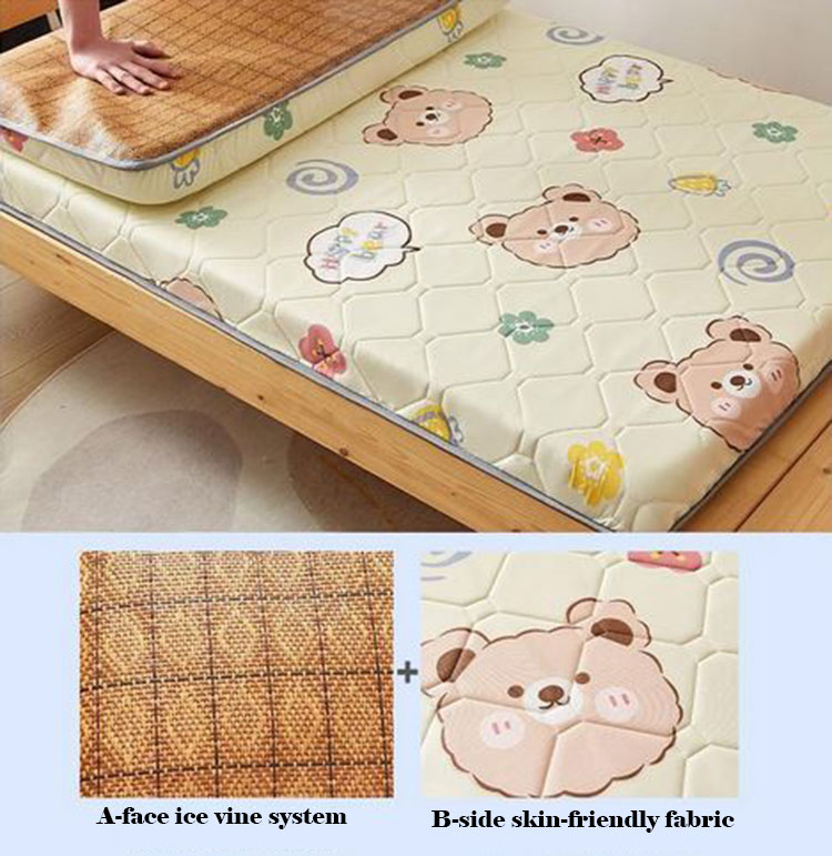 Soft Comfortable Fold Double Sided Cool Seat Single Person Summer Dormitory Mattress