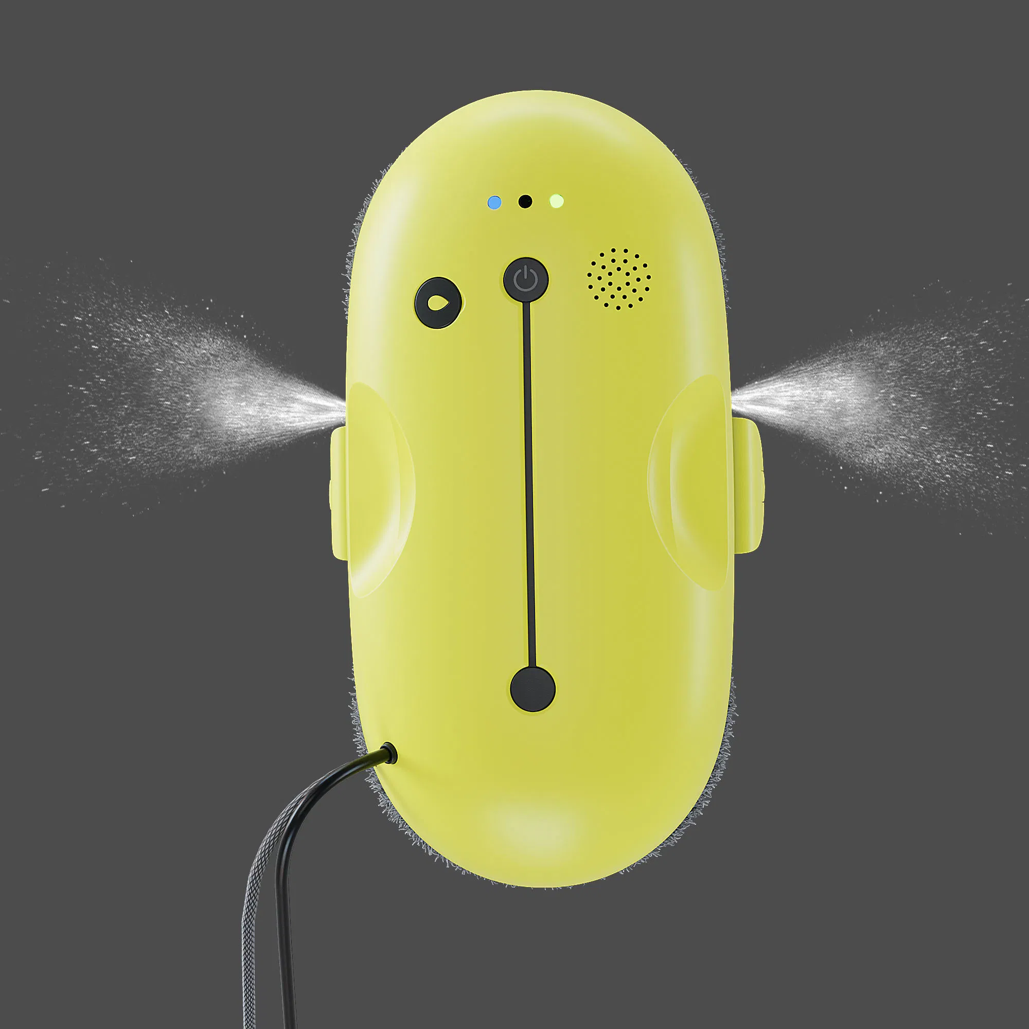 Smart Window Cleaner Robot with Electric Vacuum Remote Control Auto Water Spray Professional Grade