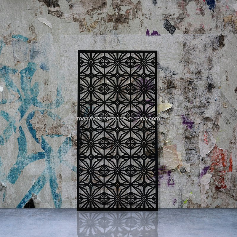 Modern Black Aluminum Decorative Fence Panel for Wholesale