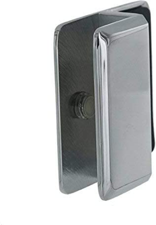 Chrome Beveled Style Frameless Shower Door Stop