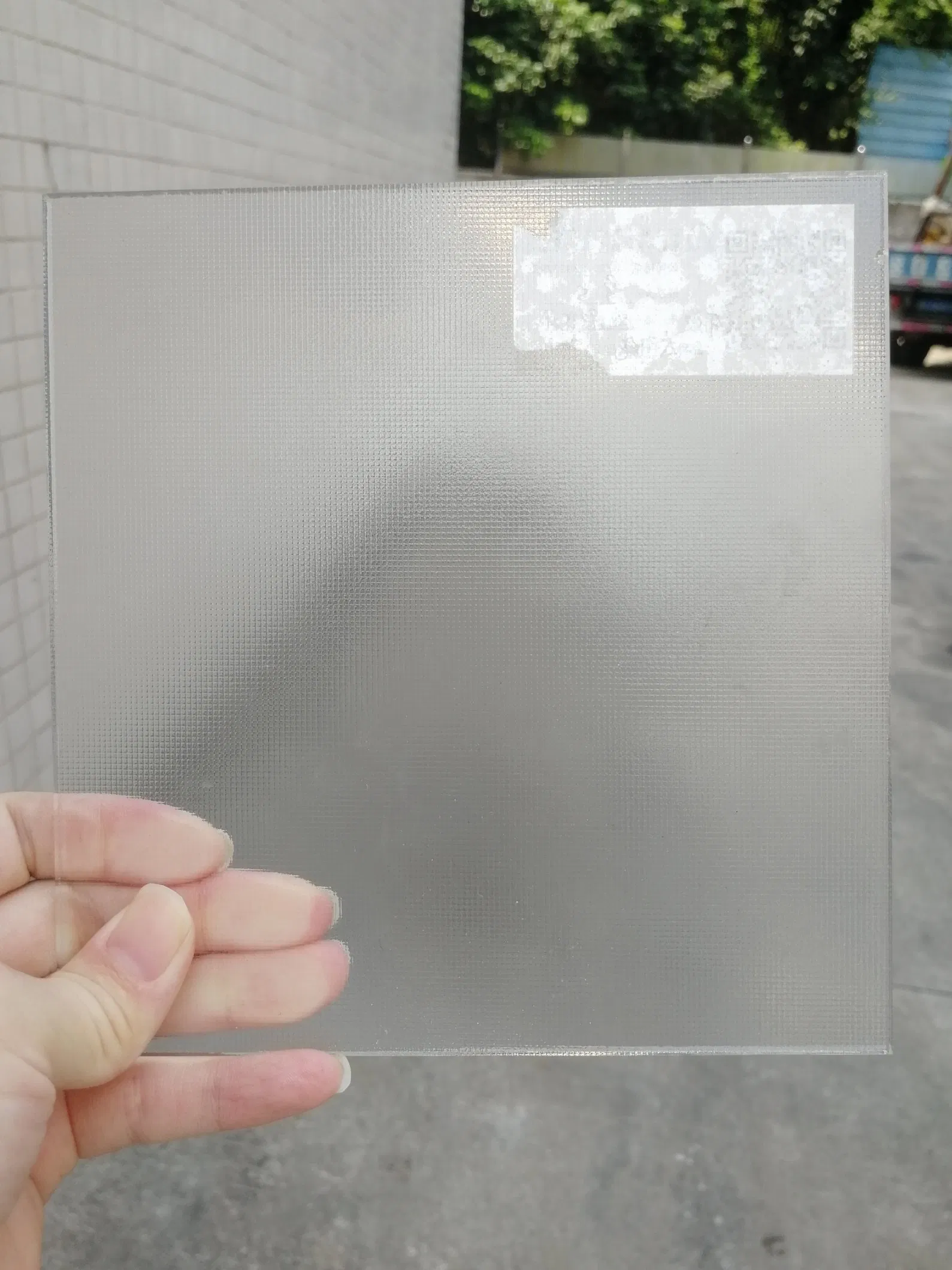 High Clarity Mistlite Super White Patterned Glass Sheets 3.2mm/4mm