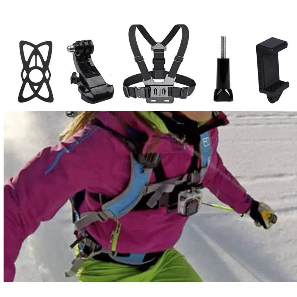 Action Camera Chest Mount Harness Strap Belt Compatible with Gopro Wyz20486