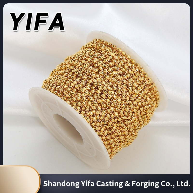 Brass Plated Welded Chain with Factory Direct Sale