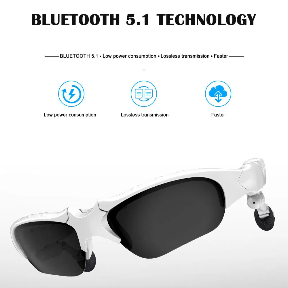 Smart Bt Cycling Sunglasses Sport Music Outdoor Riding Wireless Earphone