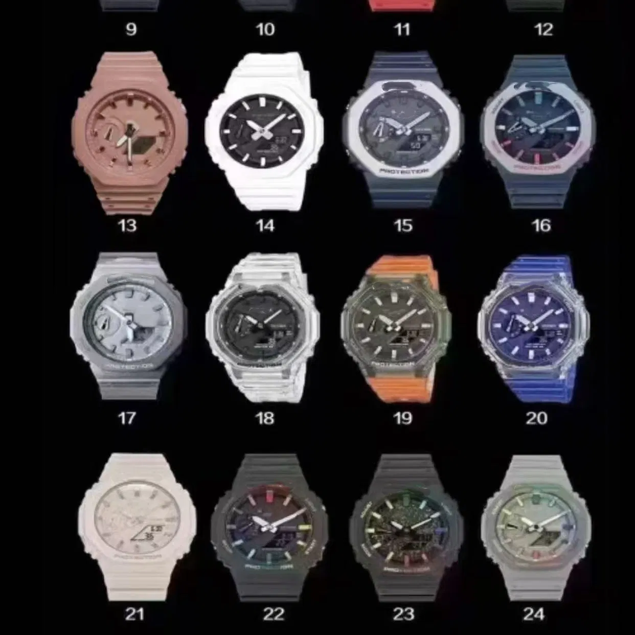 Gift Watch (JY-SI036) Sports Waterproof Outdoor Chronograph Hand Clock G Watch Shok for Mens Quartz Watch Make Your Own Gshoc Super Clone Wholesale Moissanite