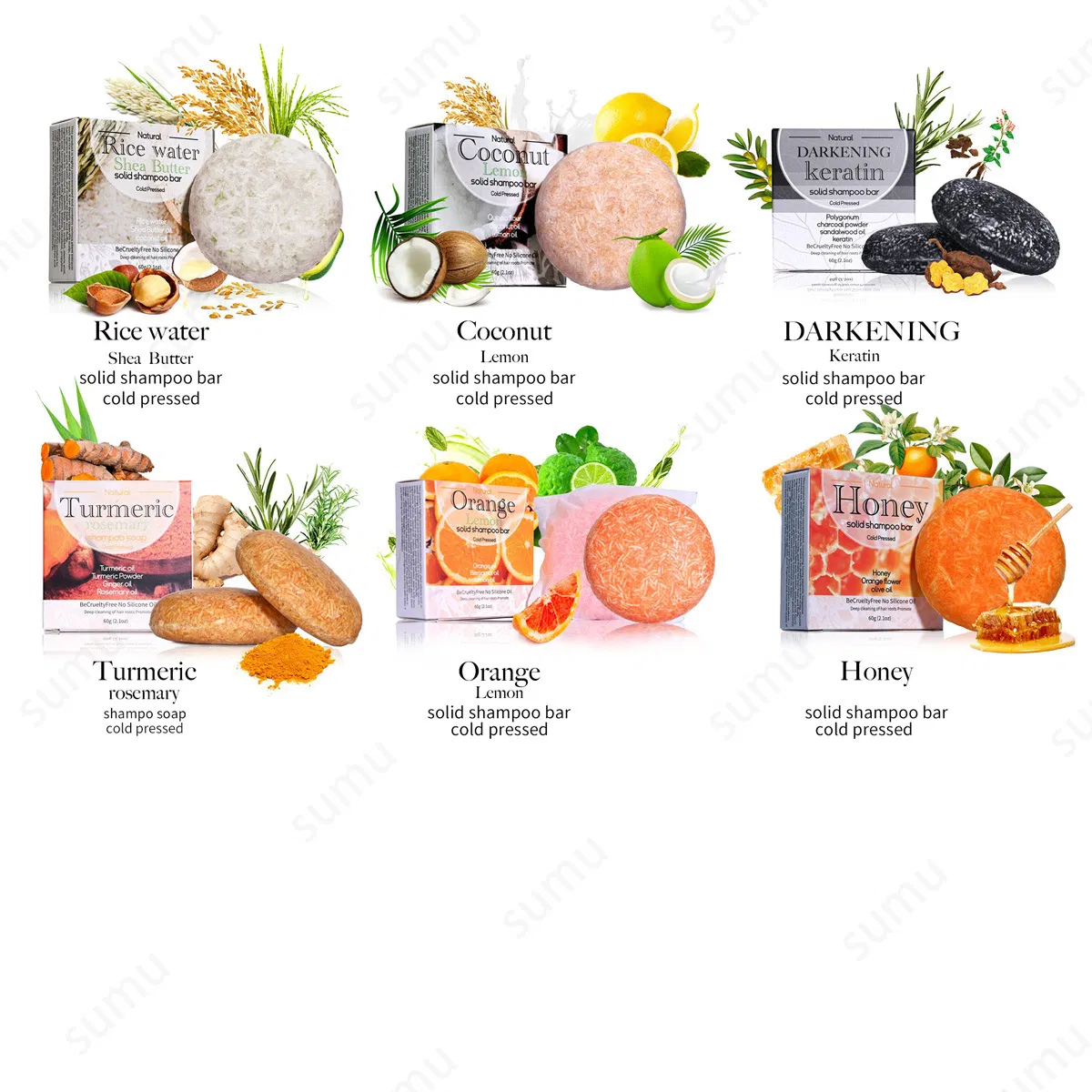 Beauty Cosmetics Skin Care Exfoliating and Whitening Natural Honey Solid Shampoo Soap