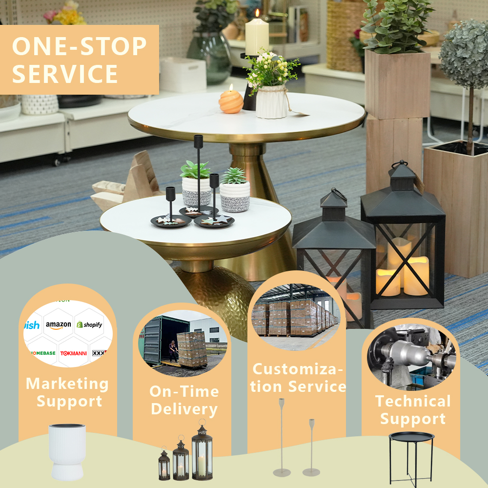 Набор горшков цветочных золотых 3 штуки металлическая подставка