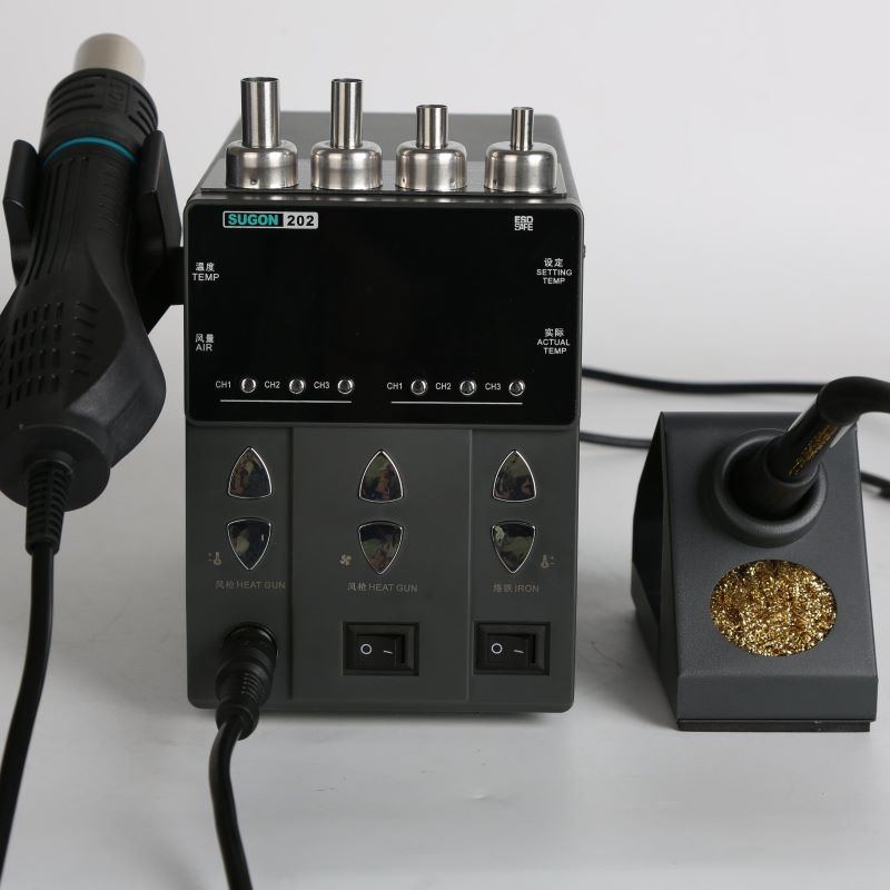 Professional Soldering Station - LCD Display & Precise Temp Control