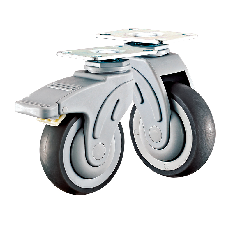 3"4"5"Hospital Bed Caster Medical Bed Caster Wheels Medical Equipment TPR Wheel