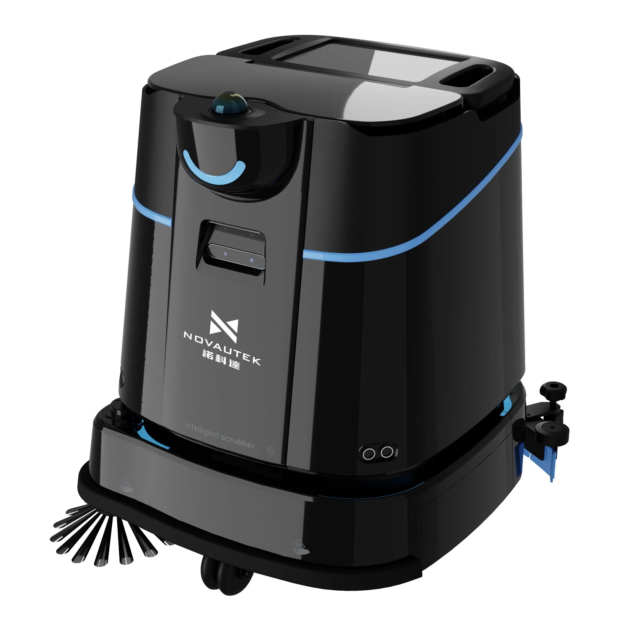 Autonomous 4-in-1 Commercial Floor Scrubber Robot Sweep, Mop, Scrub, Vacuum