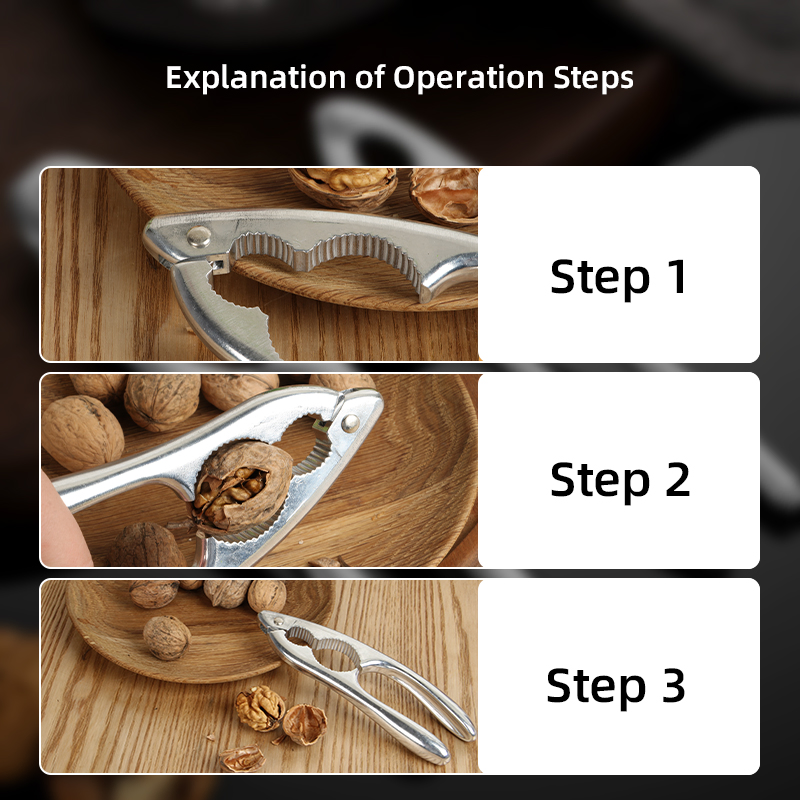 Premium Kitchenware Utensils: Complete Aluminium Nut Cracker Collection