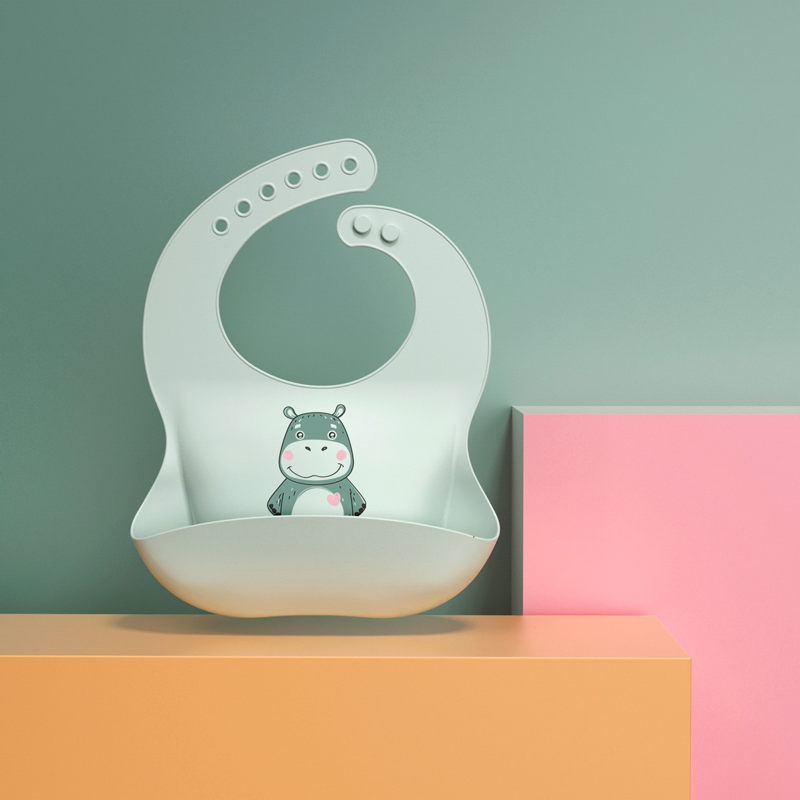 Soft Waterproof Customized Baby Bib Silicone Bib