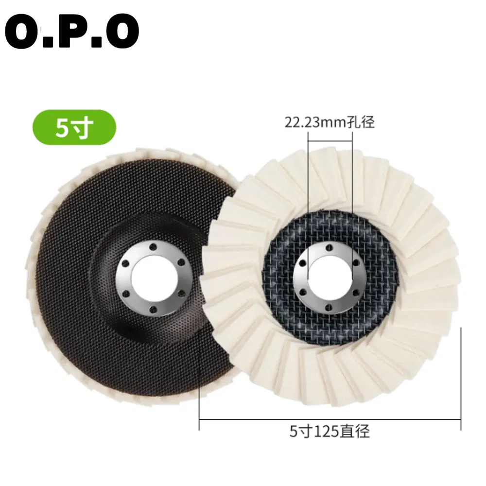 High Density Wool Felt Polishing Wheel Wool Polishing Flap Wheel Glass Polishing Wool Felt Wheel