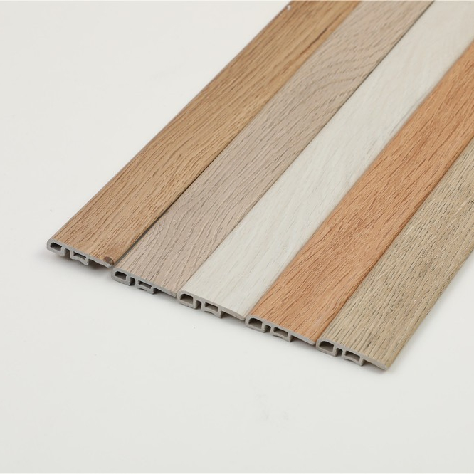 Waterproof PVC Spc Skirting Molding Vinyl Flooring End-Cap