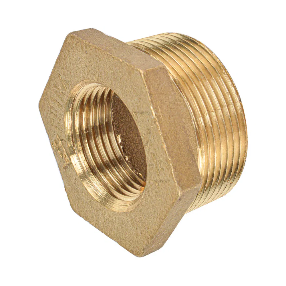 NPT Thread Forged Brass Brass Bush Pipe Fittings