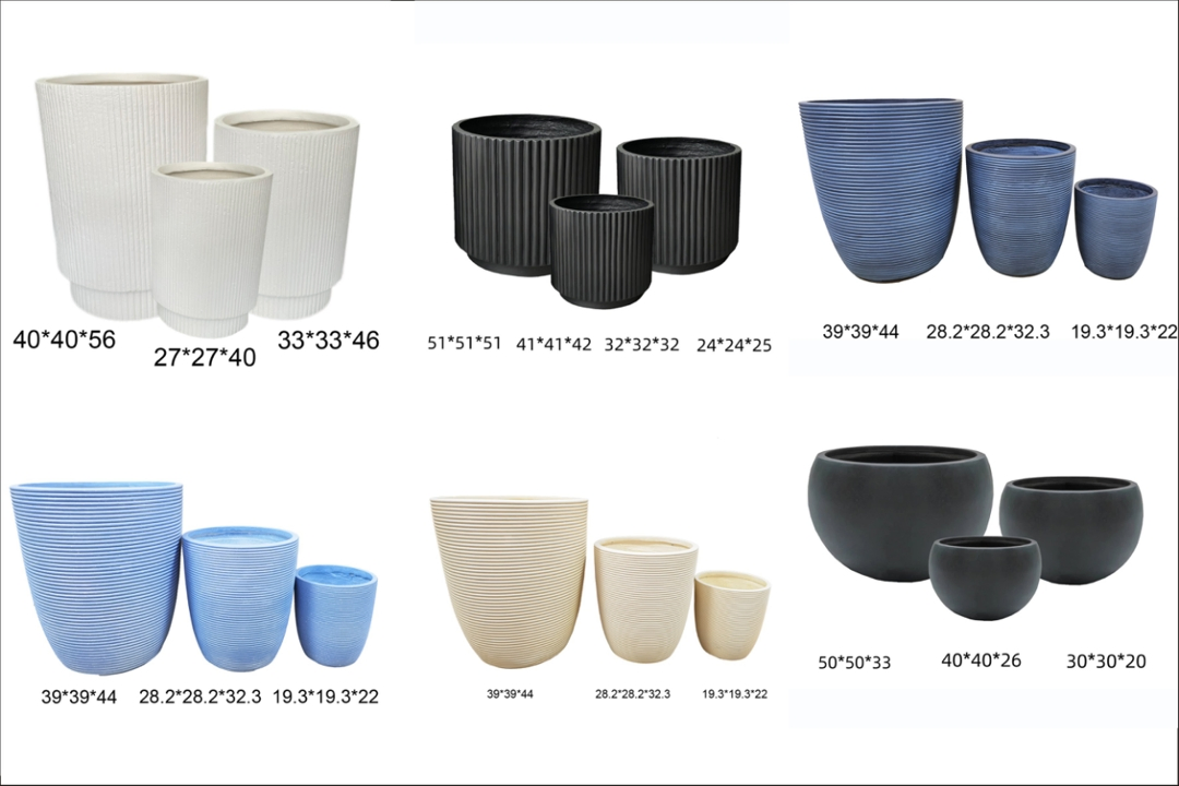 Набор кашпо для сада с индивидуальным дизайном