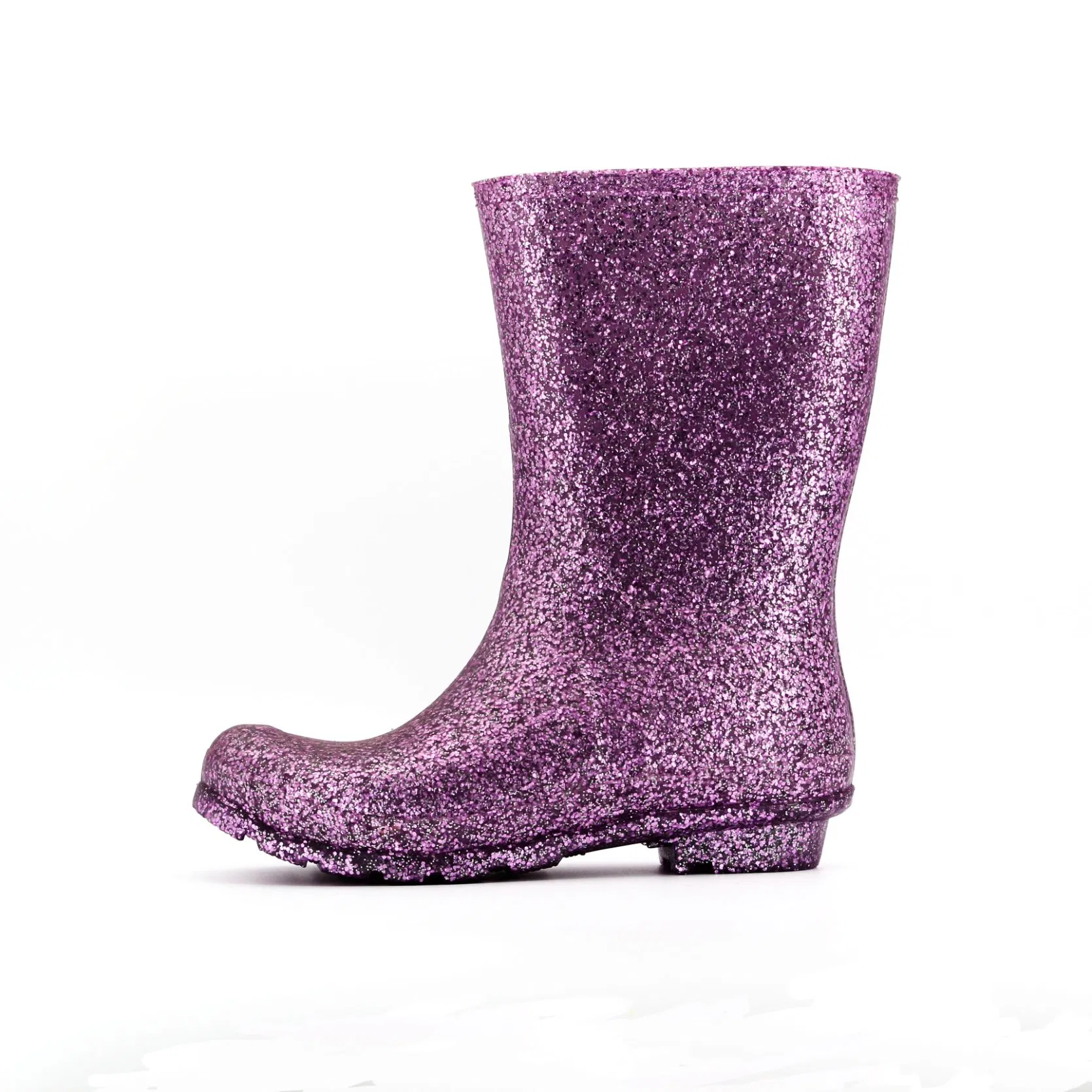 Women Glitter Shining Waterproof PVC Rain Boots