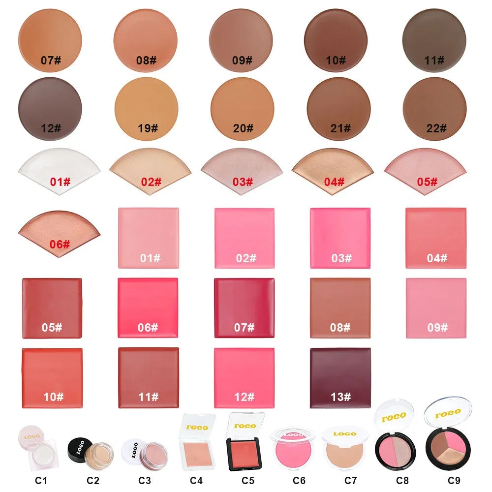 High Pigmented Face Makeup Cream Blush Waterproof Sweat Proof Blusher Cream