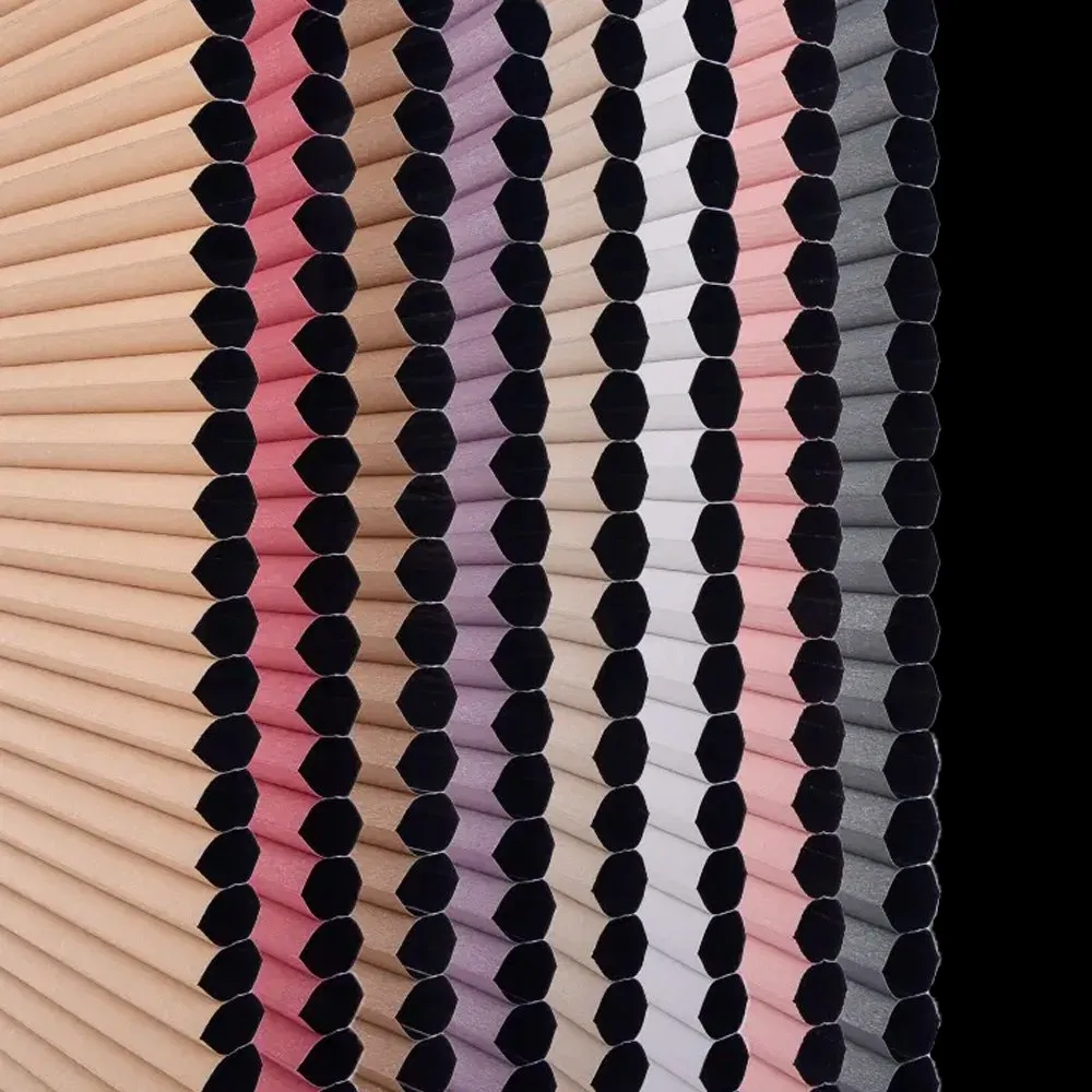 Electric Blinds Blackout Double Cell Honeycomb Blind Blackout Fabric for Window Blind
