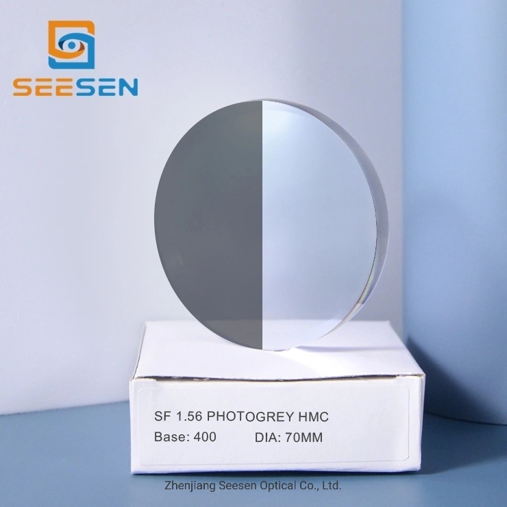 Lenses Price Semi-Finished 1.56 Single Vision Hmc Photochromic Eyeglass Lenses