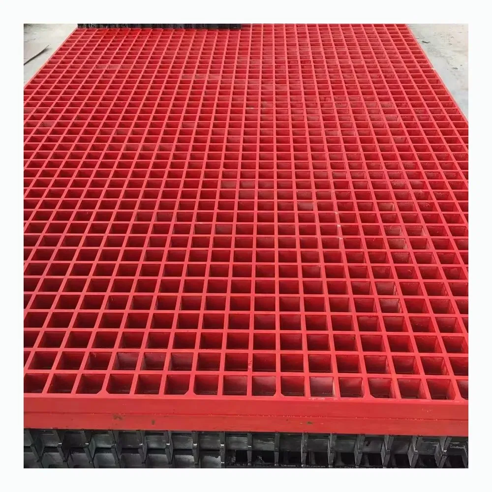 Custom Thermal Insulation Fiberglass Grating Flame Retardant Fiberglass Molded Grating for Petrochemical Industry