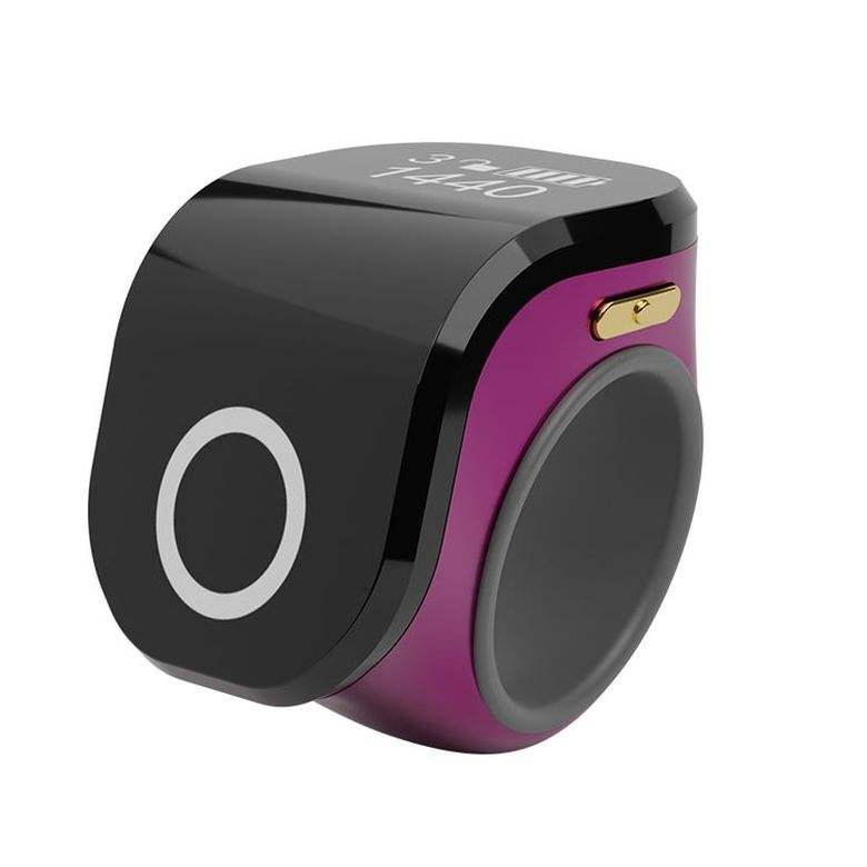 There Colors Prayer Rings for Muslims 40mAh Battery Zikr Touch Tally Counter