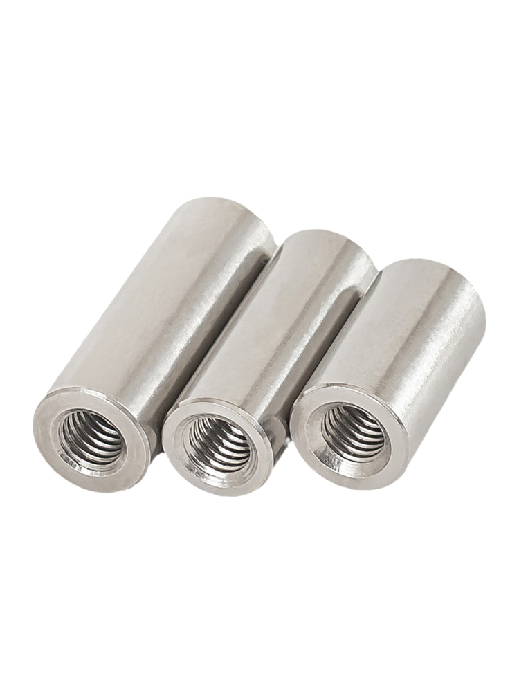 Stainless Steel Threaded Pipe Fittings Female Coupler Steel Rebar Coupler