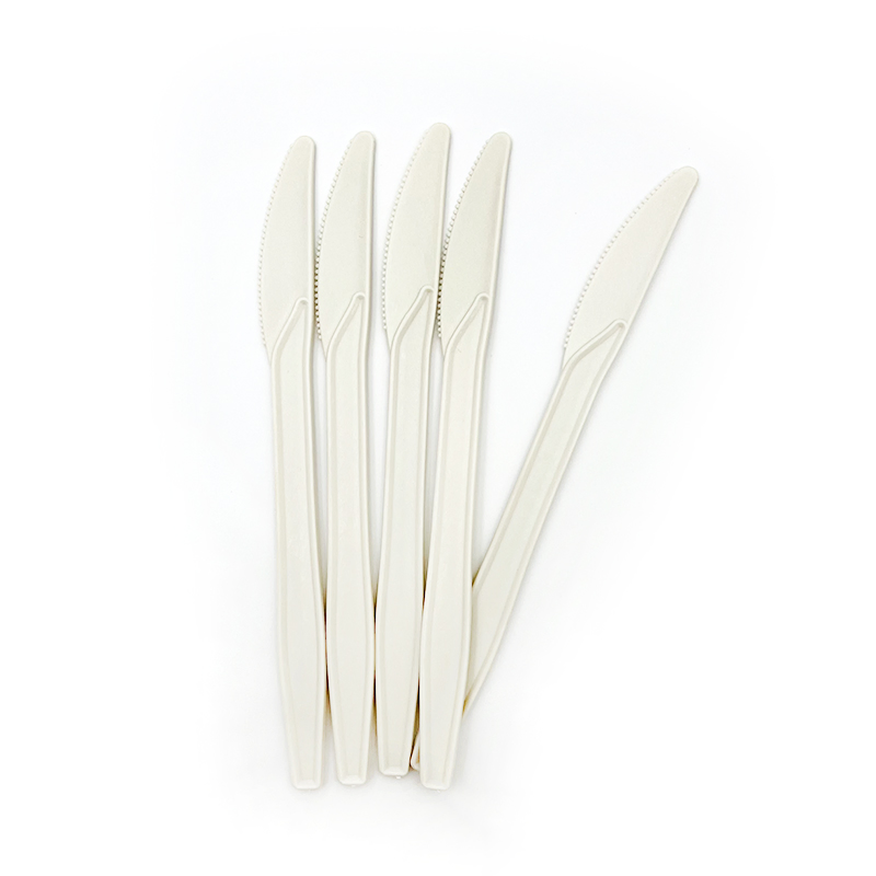 Disposable Spoon Fork Knife Set Flatware Biodegradable Disposable One-Time Cutlery