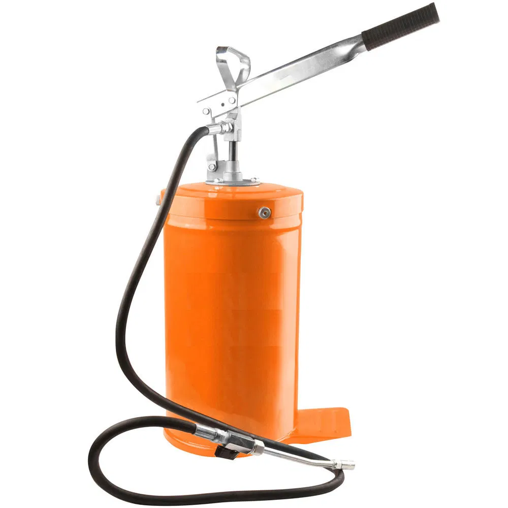10L Portable Manual Oil Pump Steel Material Hand Pressure Grease Pump (481401010)