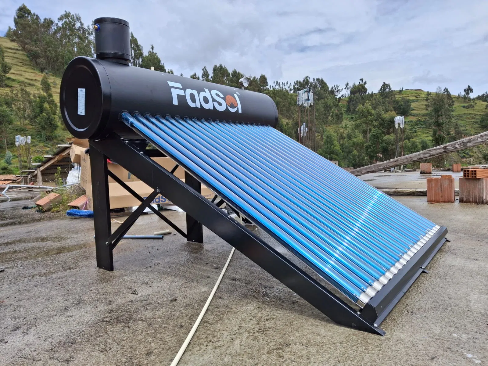 Solar Water Heater with Solar Keymark Certificated for Bathroom