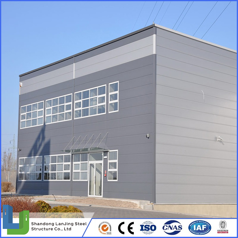 Widely Standard H Beams Easy Assembly Wind-Resistant Durable Strength Roof for Industrial Buildings