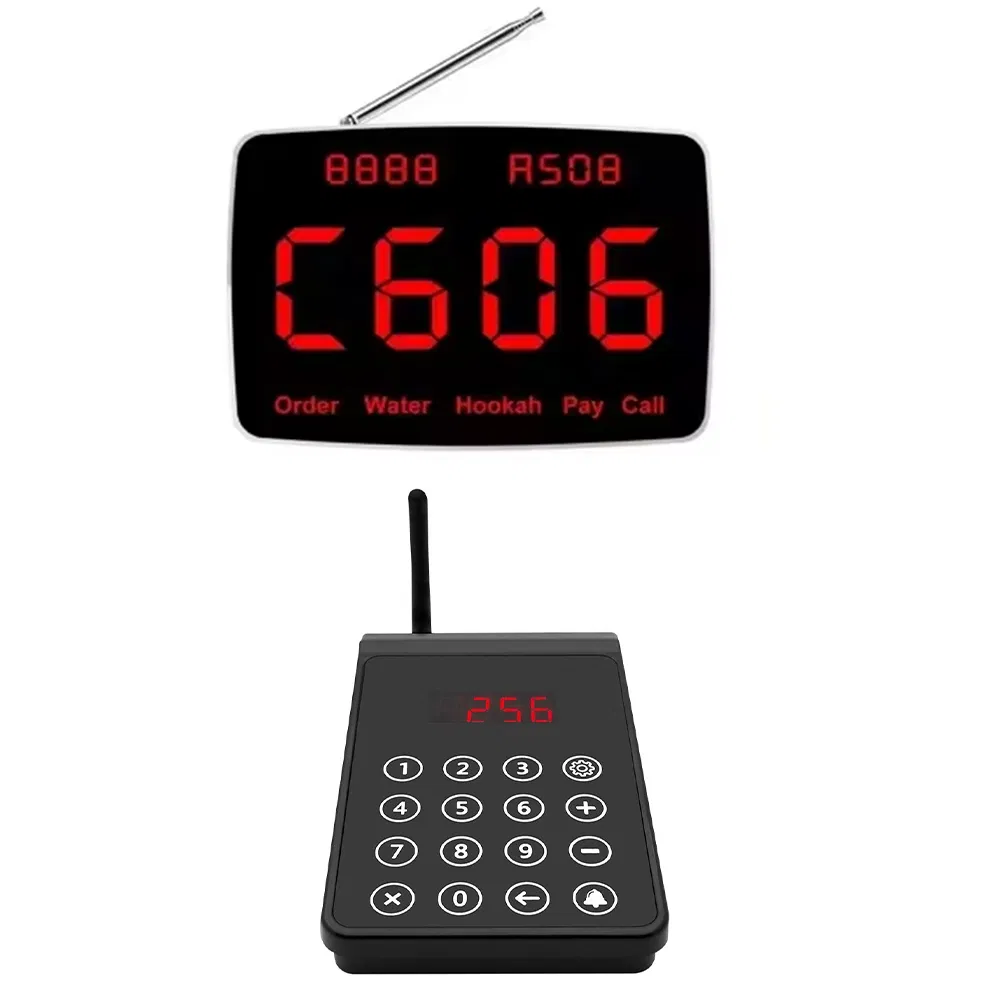 Wireless Touch Keyboard Transmitter for Restaurant Pagers