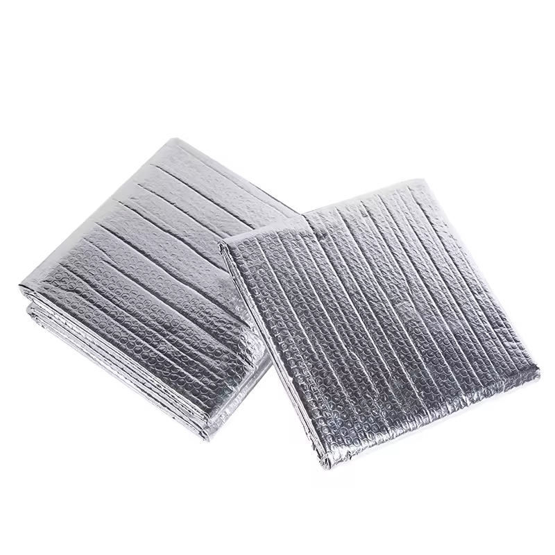 Hot Selling Barrier Rolls 97% Reflectivity Custom Aluminum Foil 4mm Bubble Thermal Roll Fireproof Heat Insulation Materials