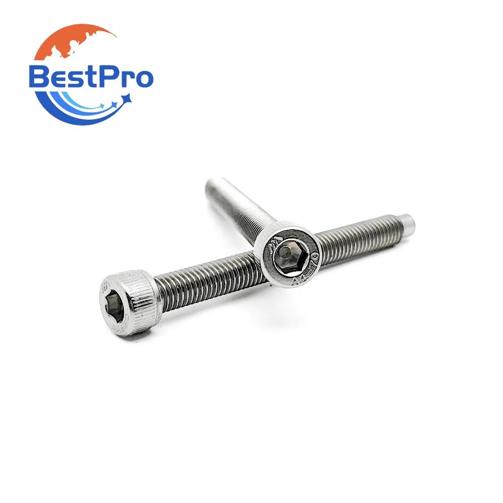 China Factory Wholesale Hardware Materials 316 Stainless Steel Hexagon Bolt Black Cap Socket Zinc Plated Chipboard Hex Head Screw for Drywall Screw